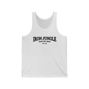 Black Letter Train Like A Beast Tank Top