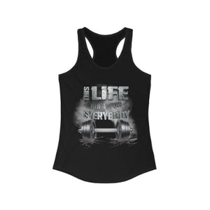 Platinum This Life Ain’t For Everybody Women's Racerback Tanks